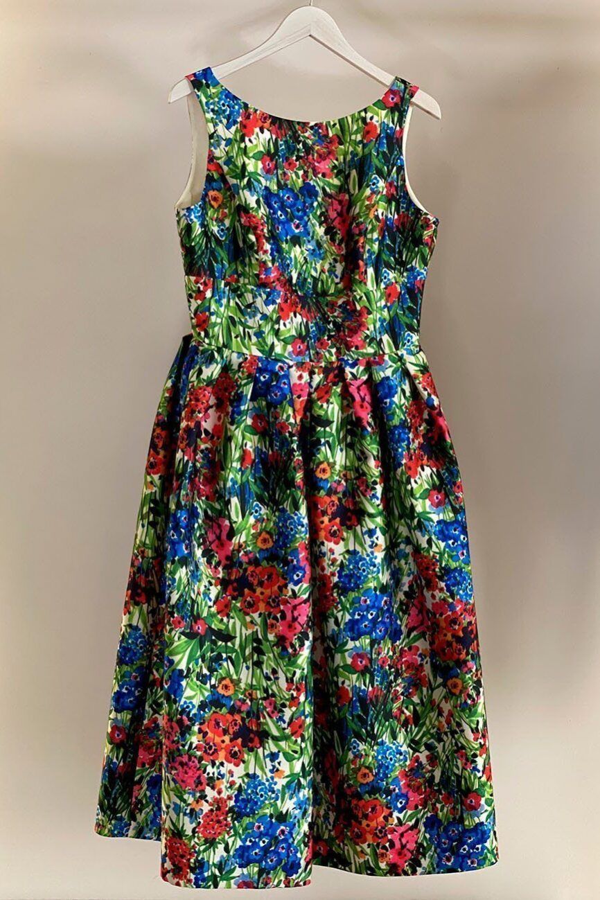 Vestido estampado floral MOSKADA