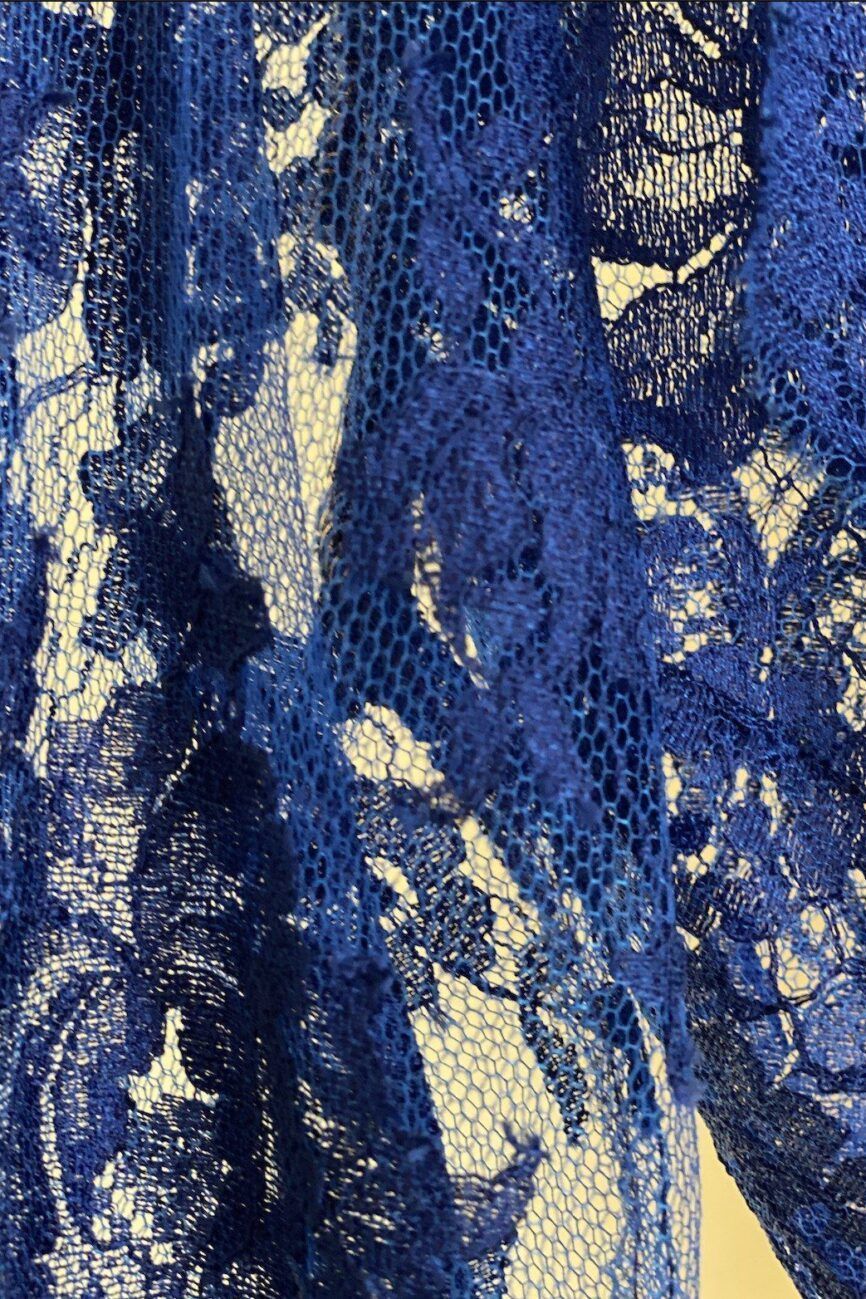 Bolero Chantilly azul MOSKADA