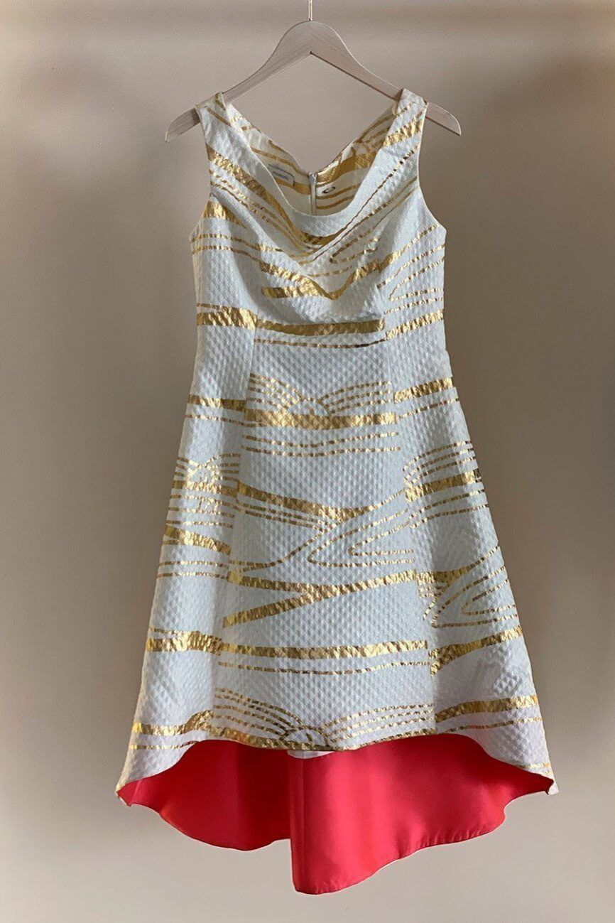 Vestido estampados dorados MOSKADA