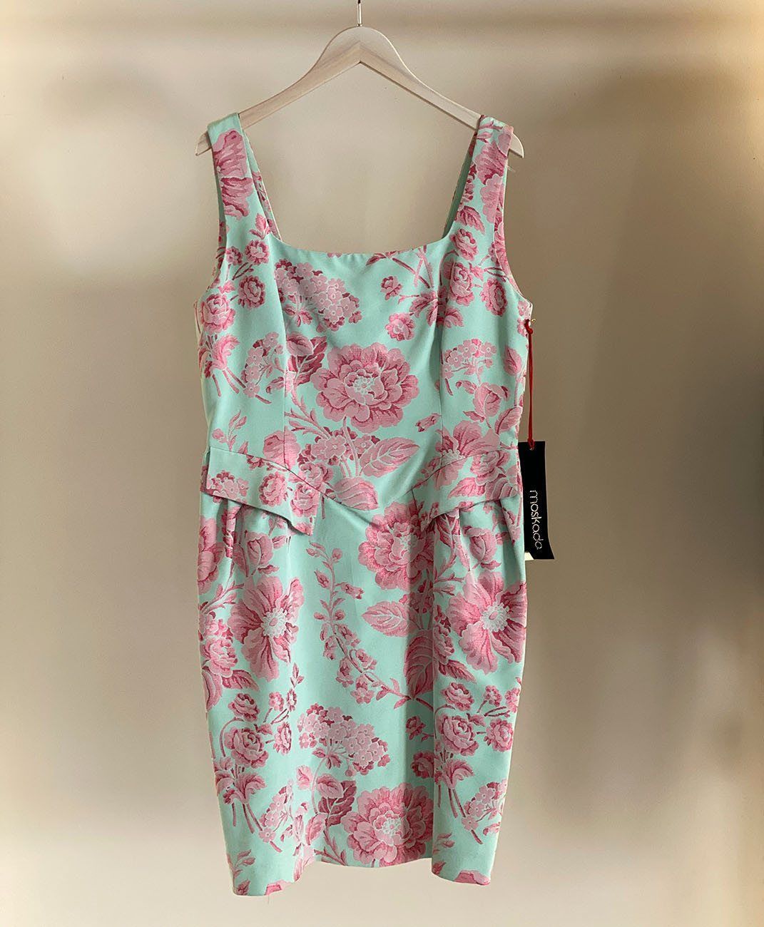 Vestido flores rosas MOSKADA