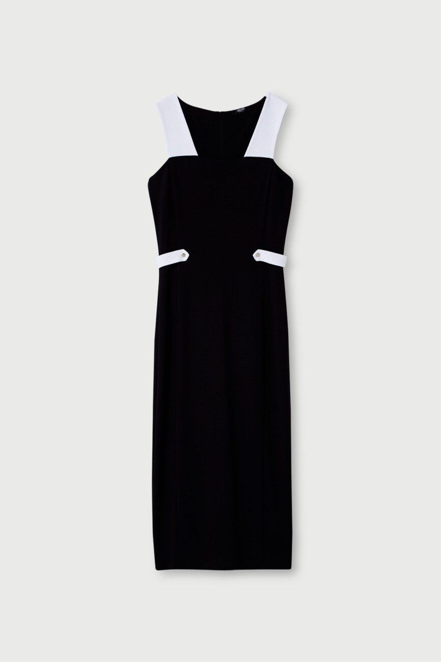 Vestido midi punto milano LIUJO