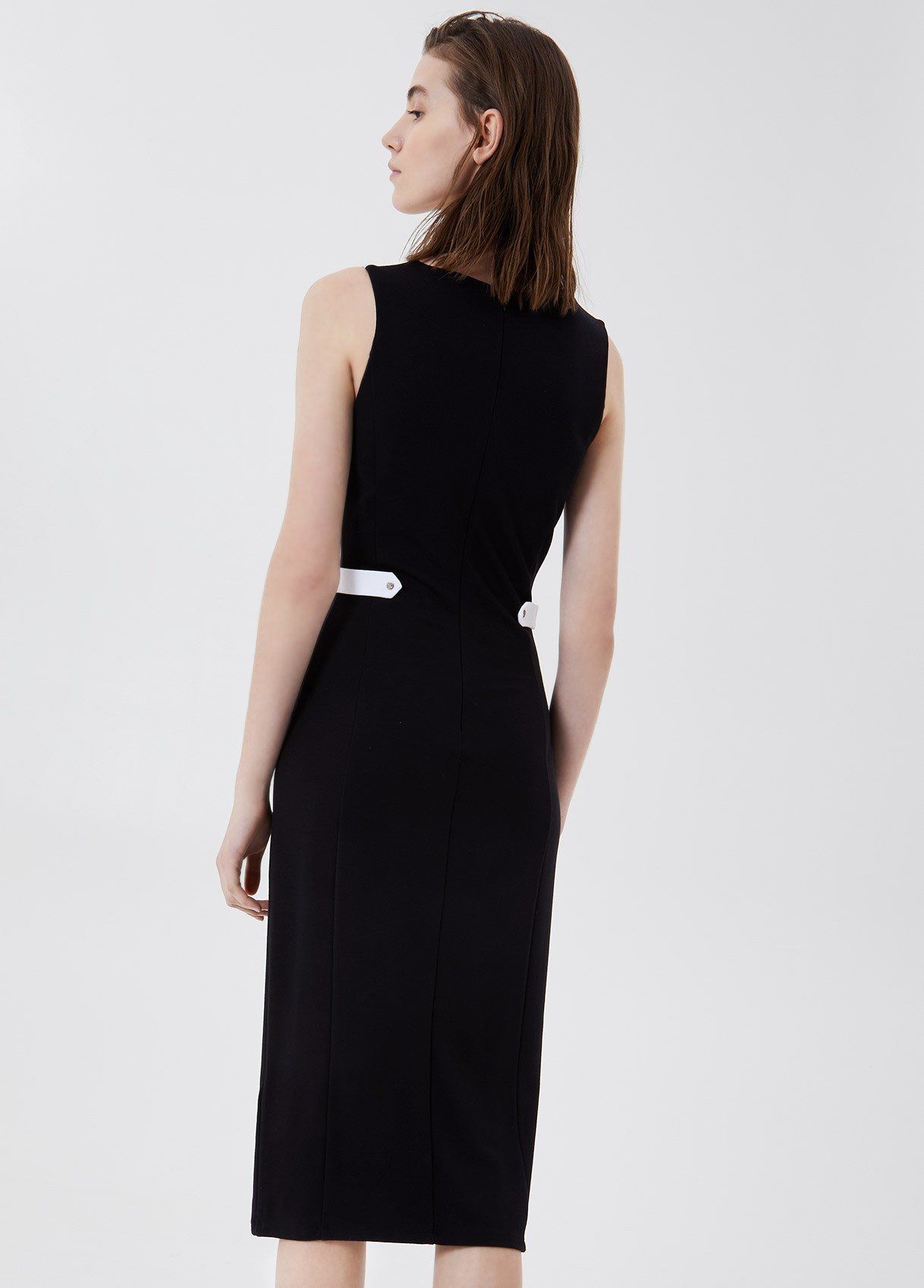 Vestido midi punto milano LIUJO