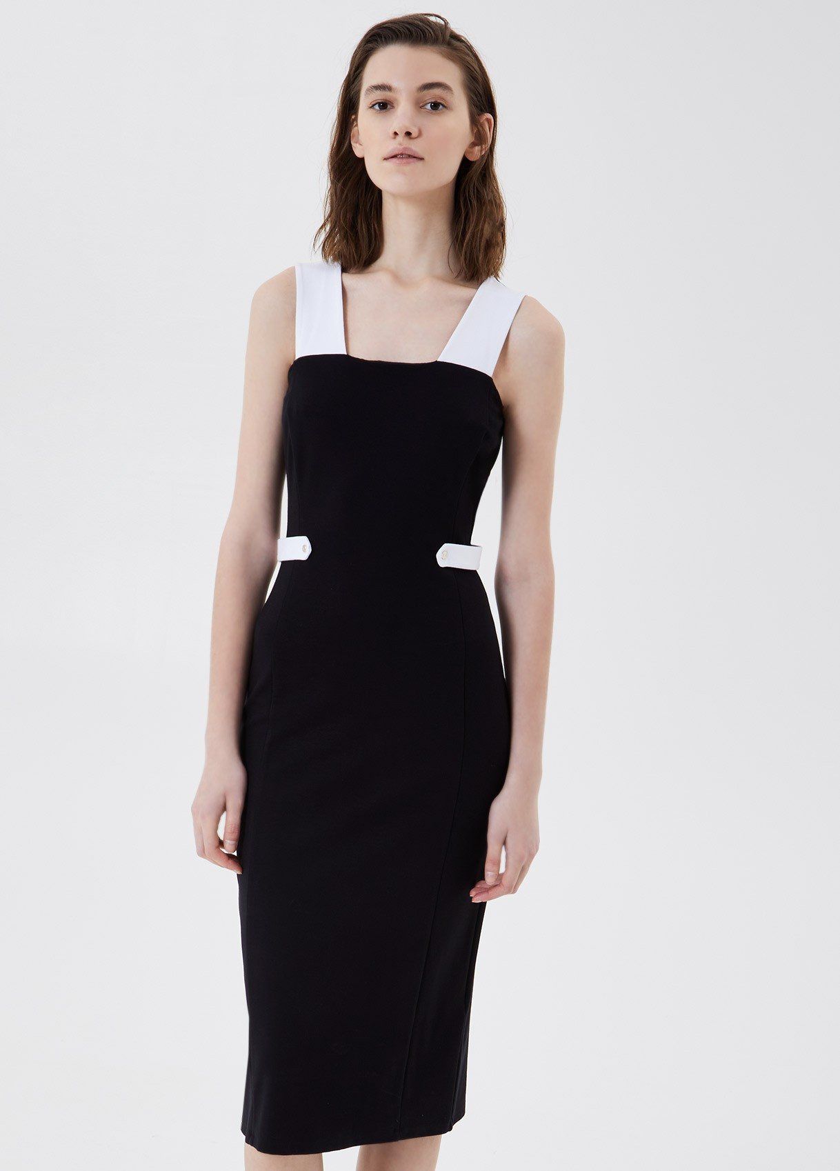 Vestido midi punto milano LIUJO