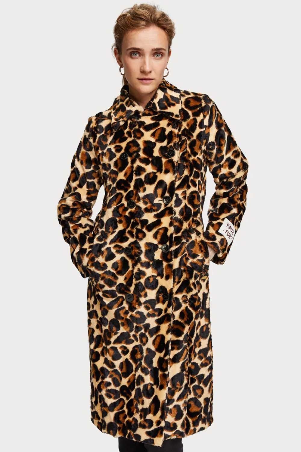 Abrigo leopardo SCOTCH & SODA