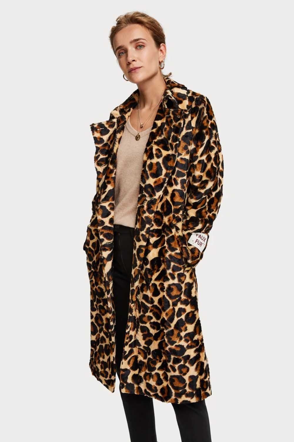 Abrigo leopardo SCOTCH & SODA