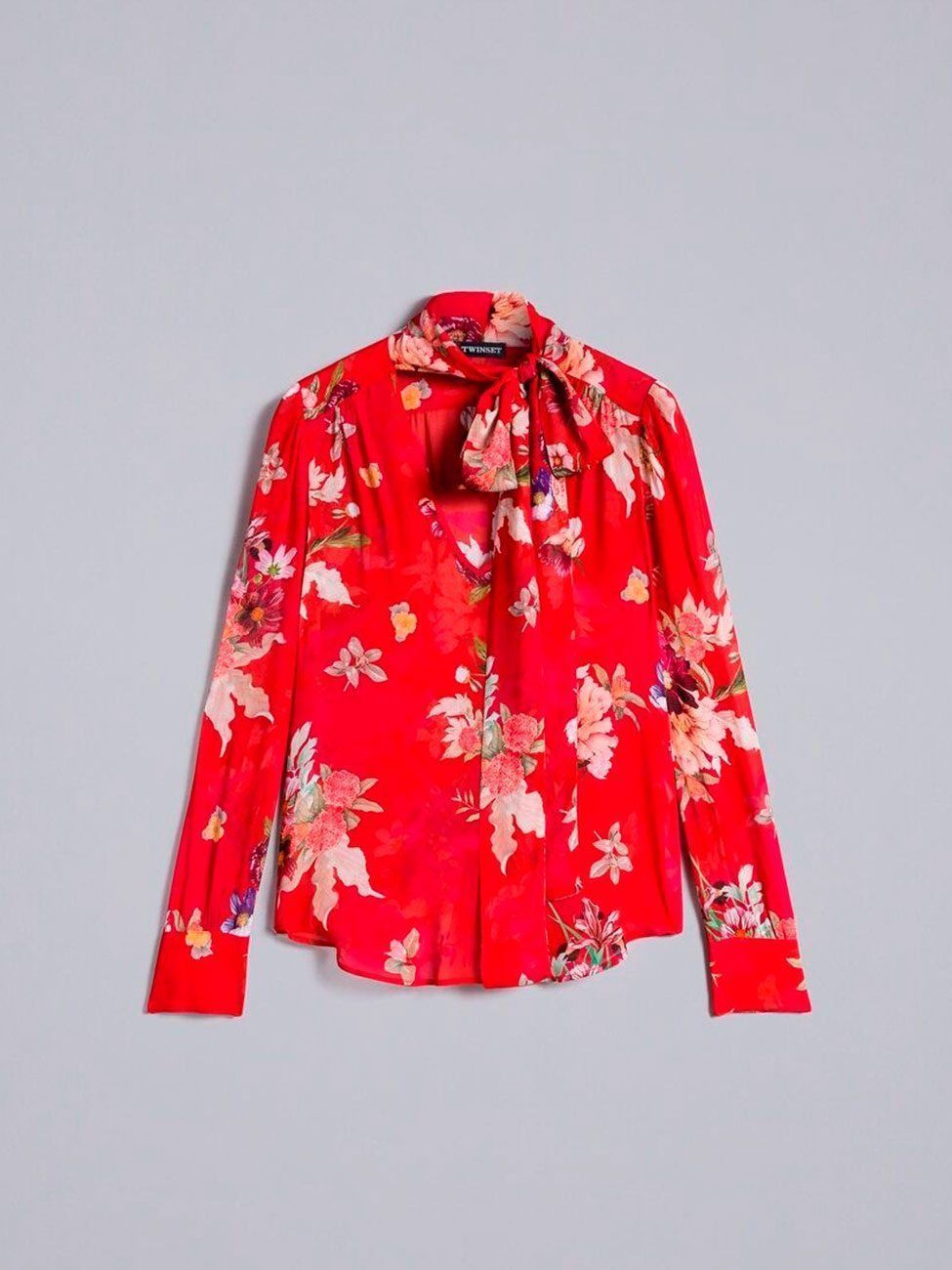 Blusa floral de georgette TWINSET