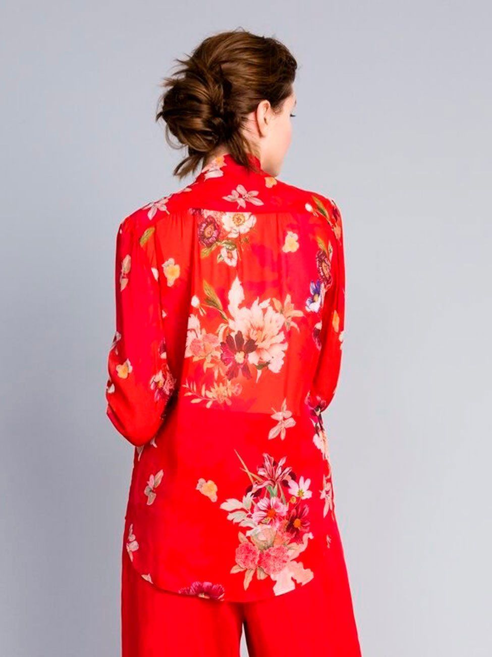 Blusa floral de georgette TWINSET
