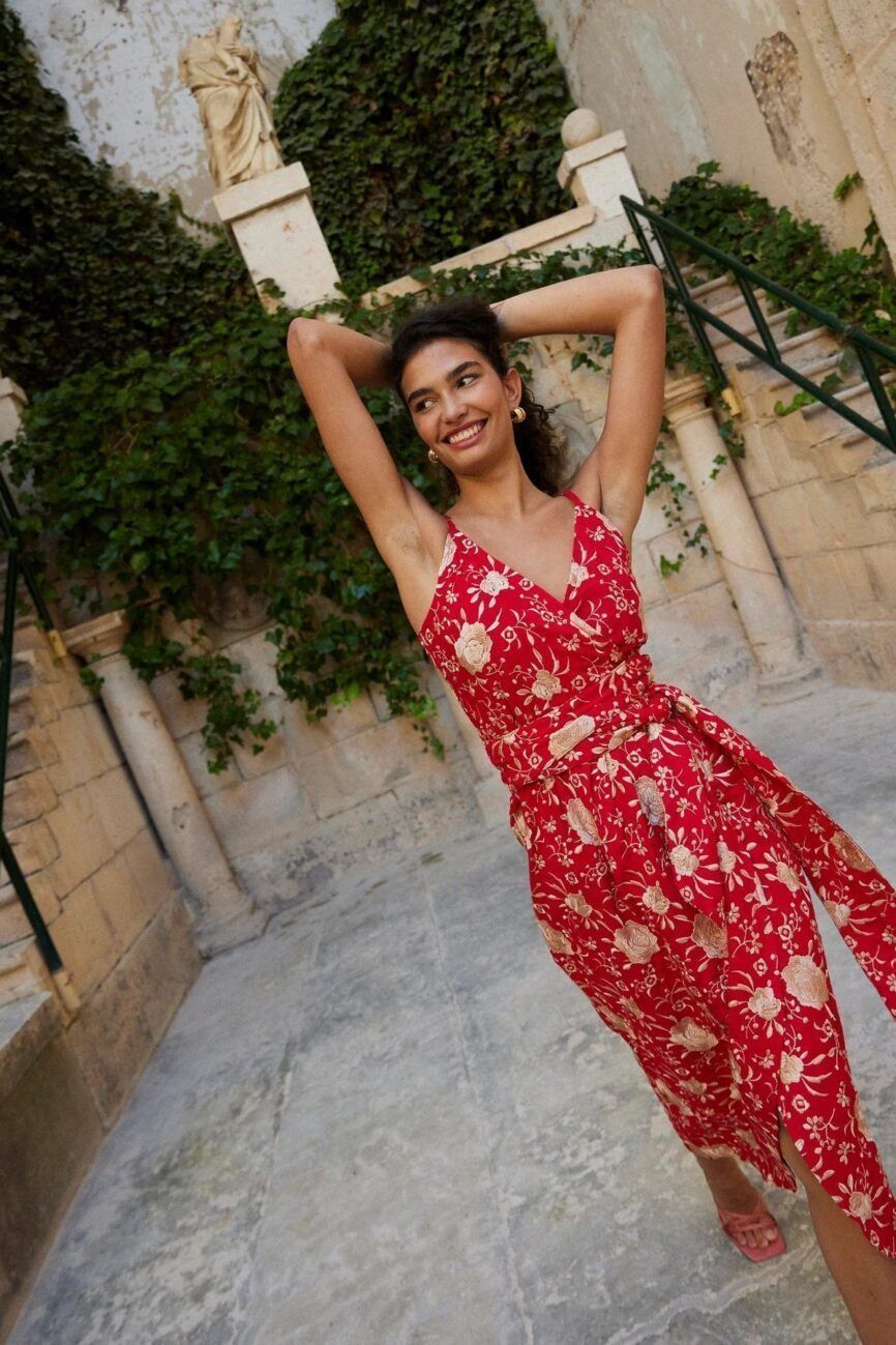 Vestido Boracay Coral MIOH