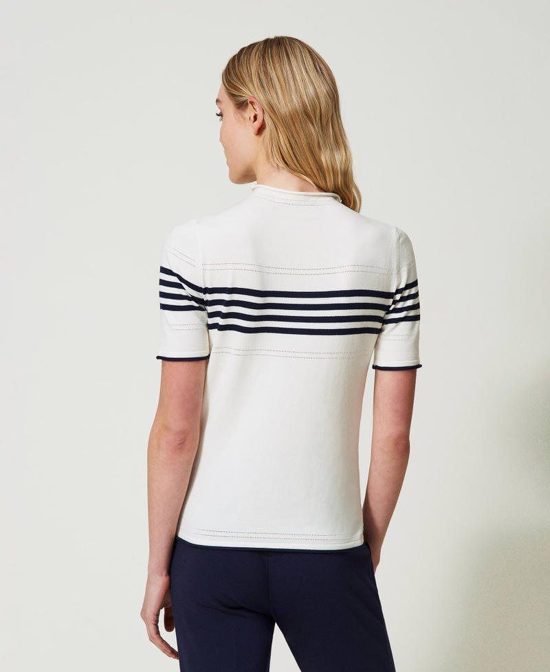 Jersey de rayas cuello cisne TWINSET
