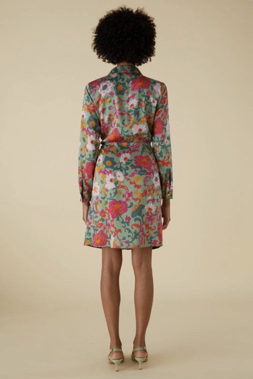 Vestido floral cruzado EMME MARELLA