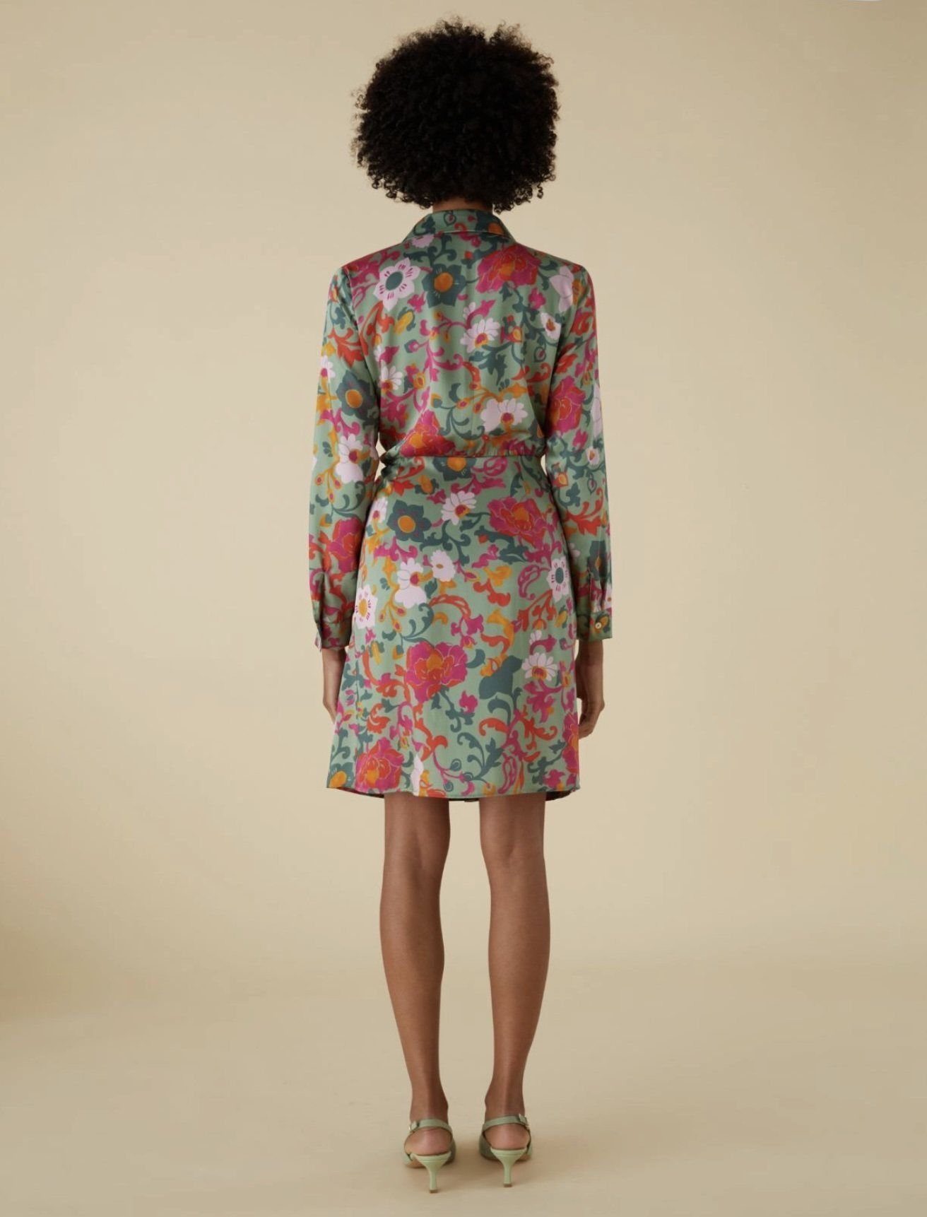 Vestido floral cruzado EMME MARELLA