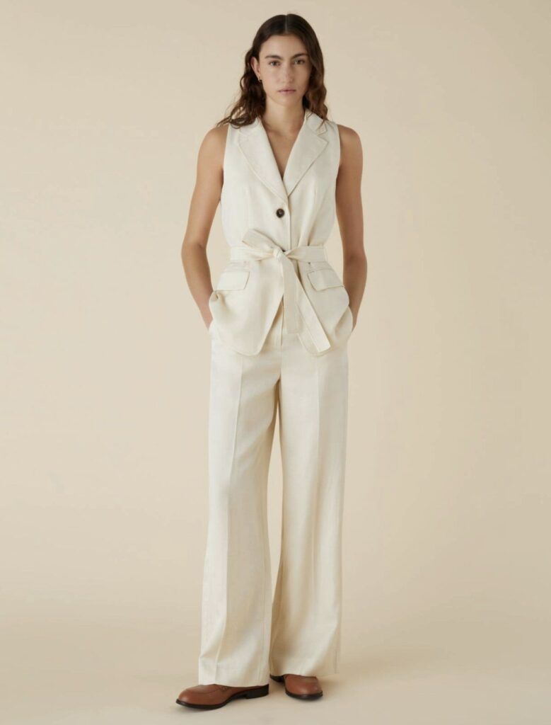 Traje chaleco lino EMME MARELLA
