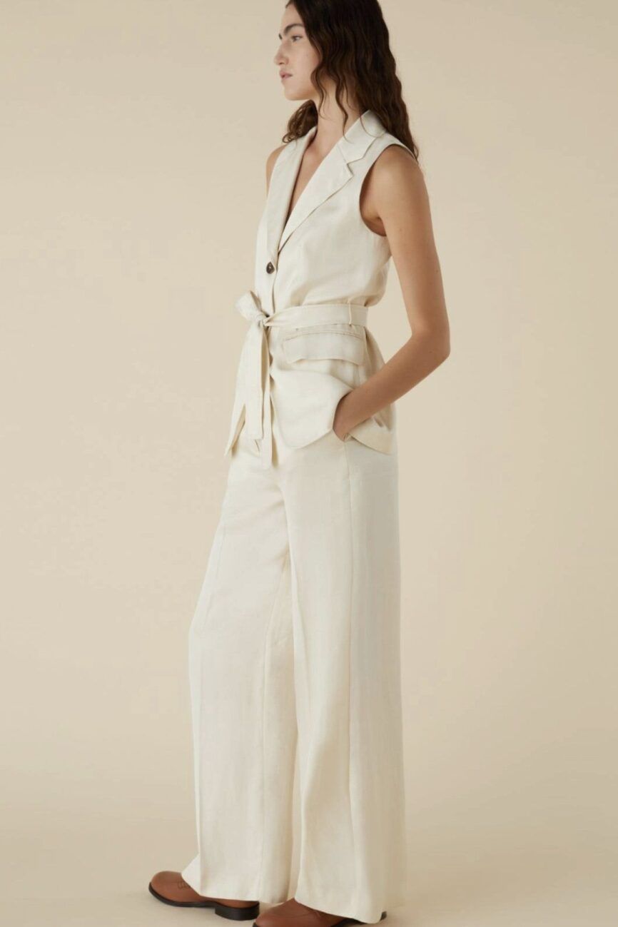 Traje chaleco lino EMME MARELLA