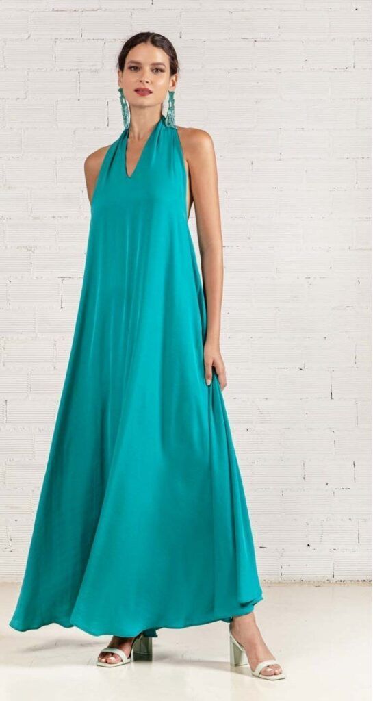 Vestido largo vuelo MOUTAKI