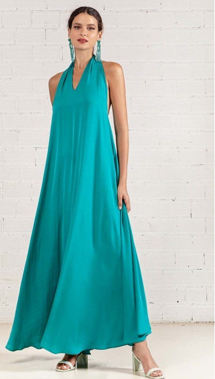 Vestido largo vuelo MOUTAKI
