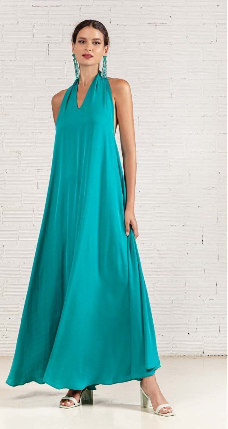 Vestido largo vuelo MOUTAKI
