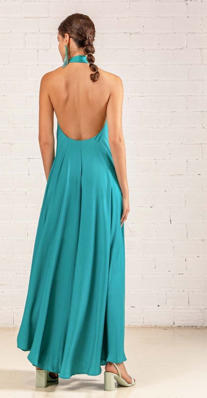 Vestido largo vuelo MOUTAKI