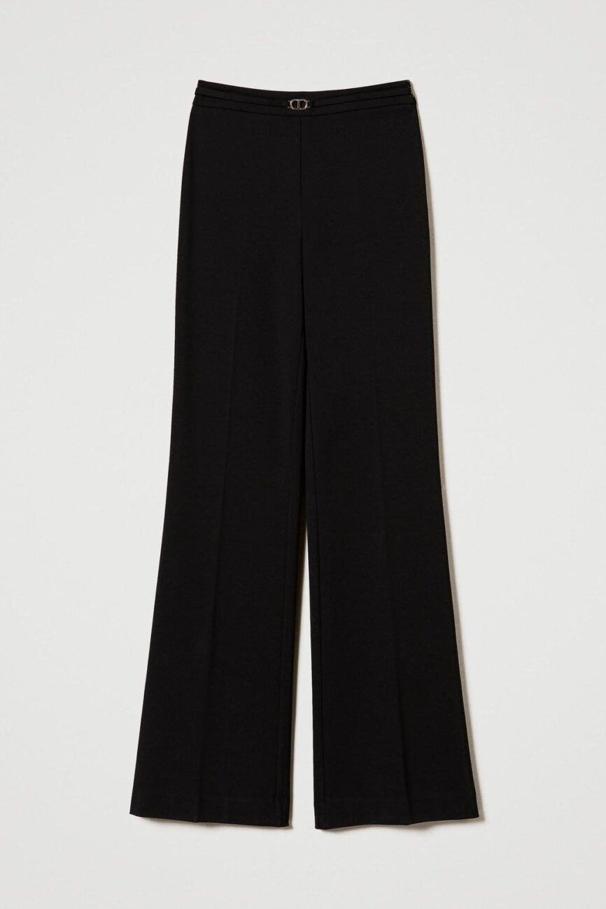 Pantalón de punto corte recto TWINSET