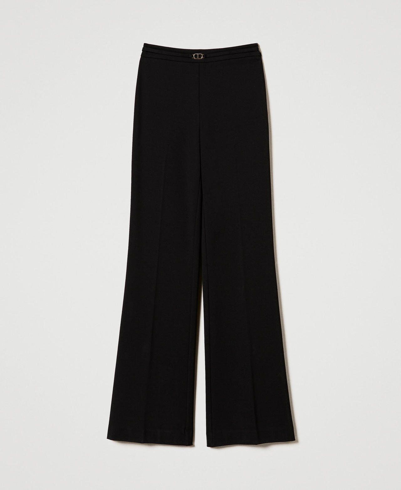Pantalón de punto corte recto TWINSET