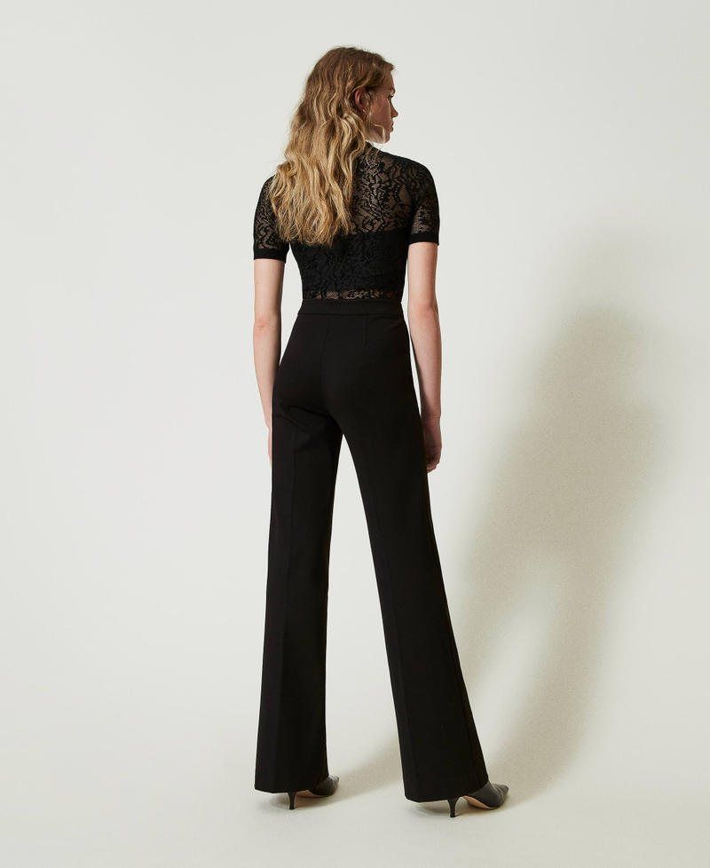 Pantalón de punto corte recto TWINSET