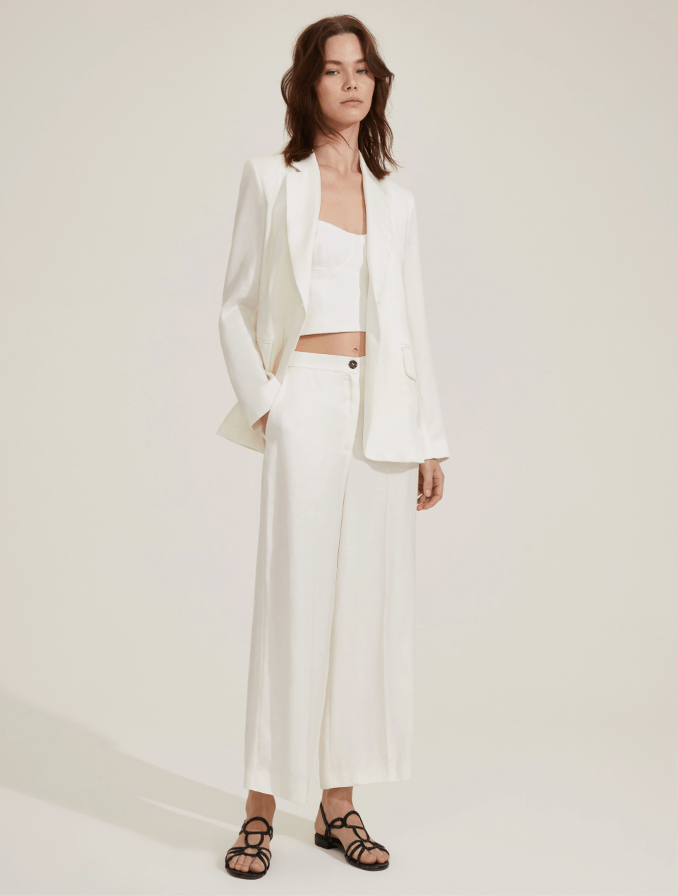Traje de lino y viscosa EMME MARELLA