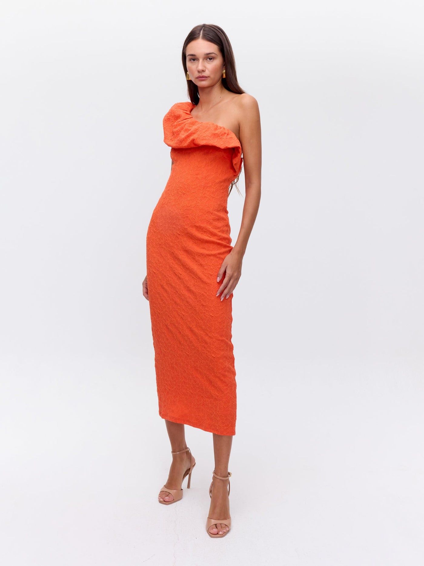 Vestido Poetic Orange MIOH - Imagen 4