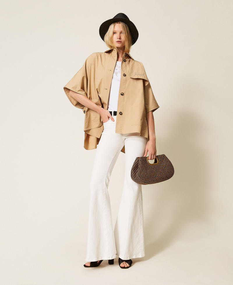 Maxi clutch de paja TWINSET - Imagen 5