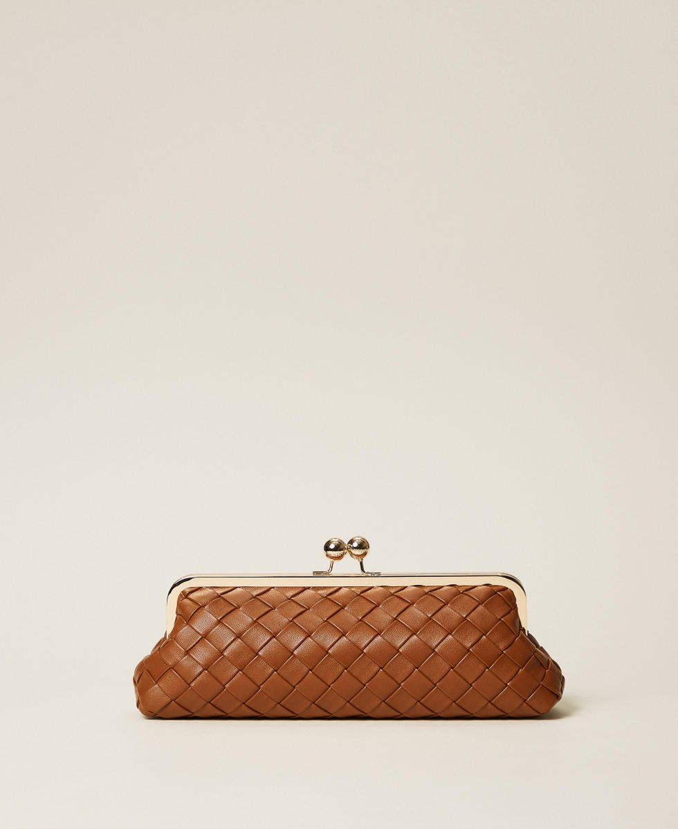 Bolso clutch trenzado a mano TWINSET - Imagen 11