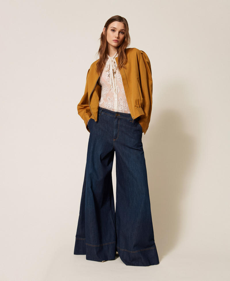 Vaqueros palazzo costuras TWINSET