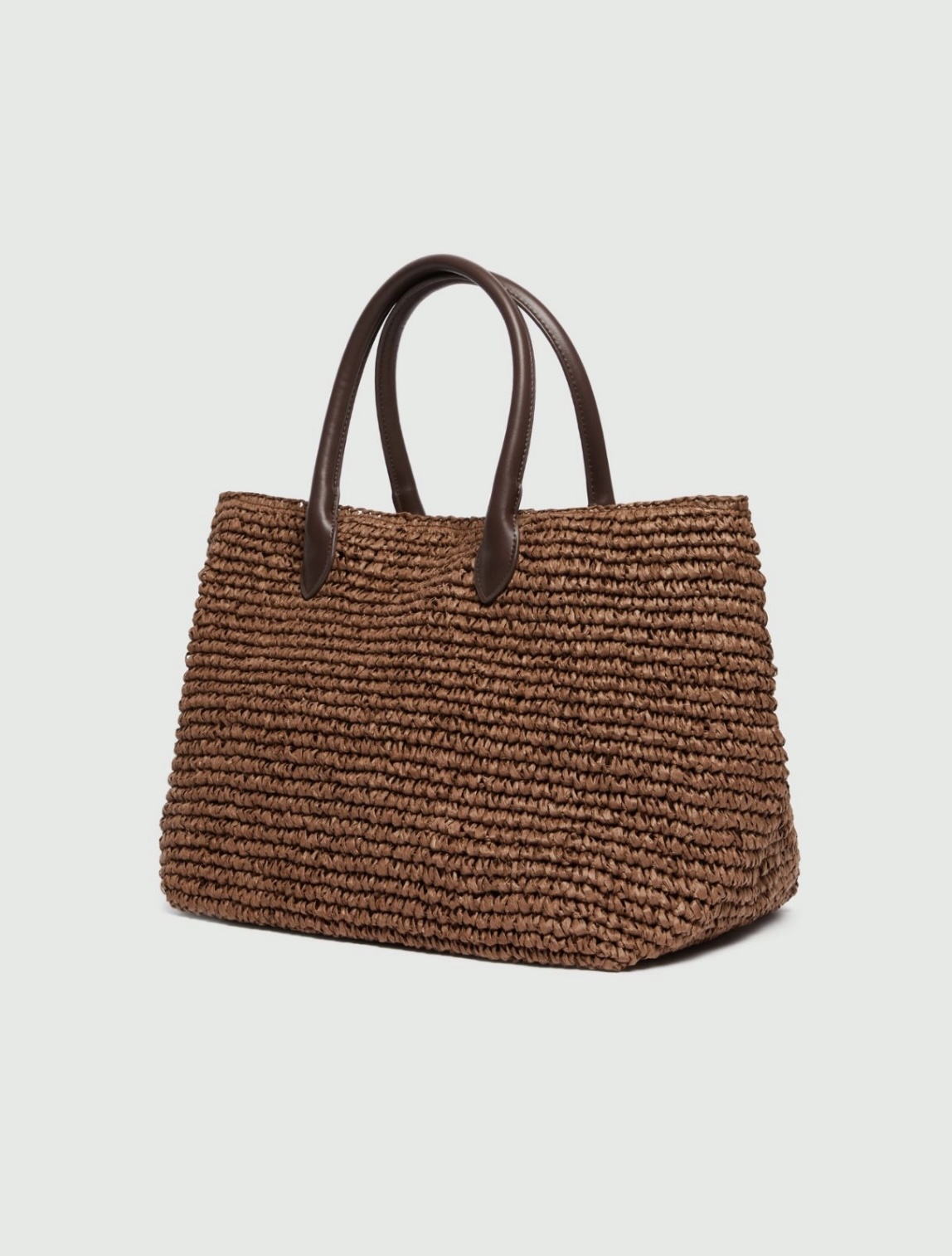Shopper de rafia y cuero EMME DE MARELLA - Imagen 3