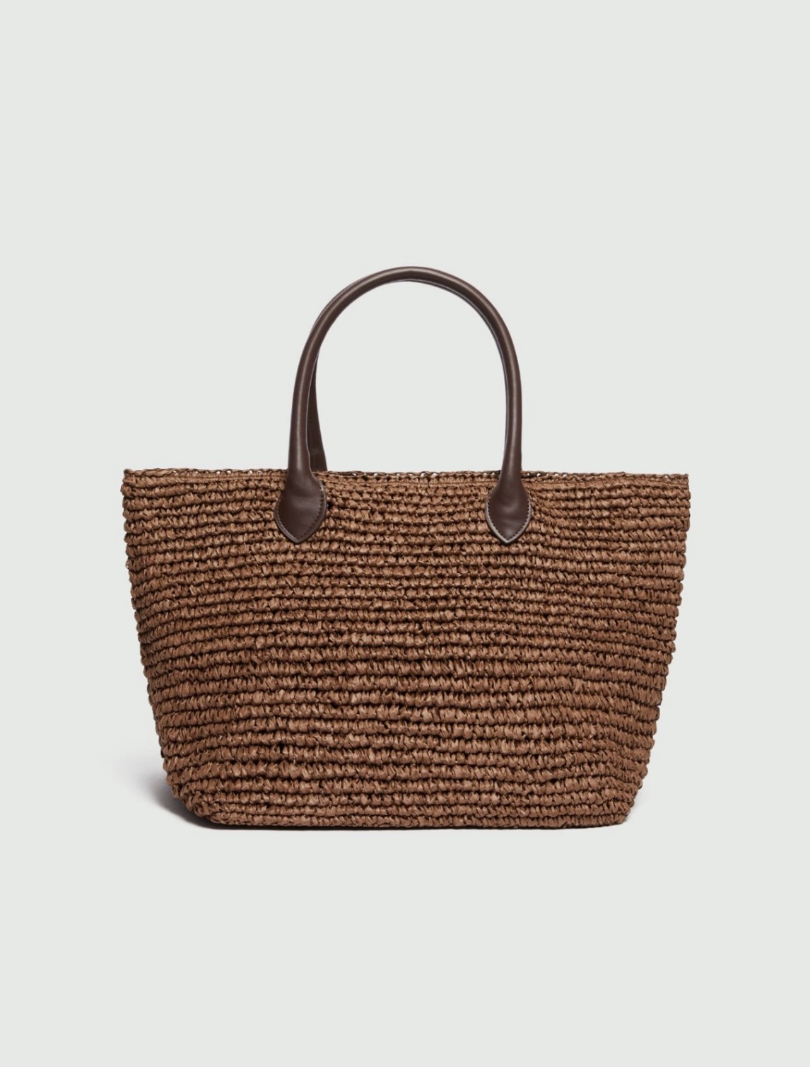 Shopper de rafia y cuero EMME DE MARELLA - Imagen 2