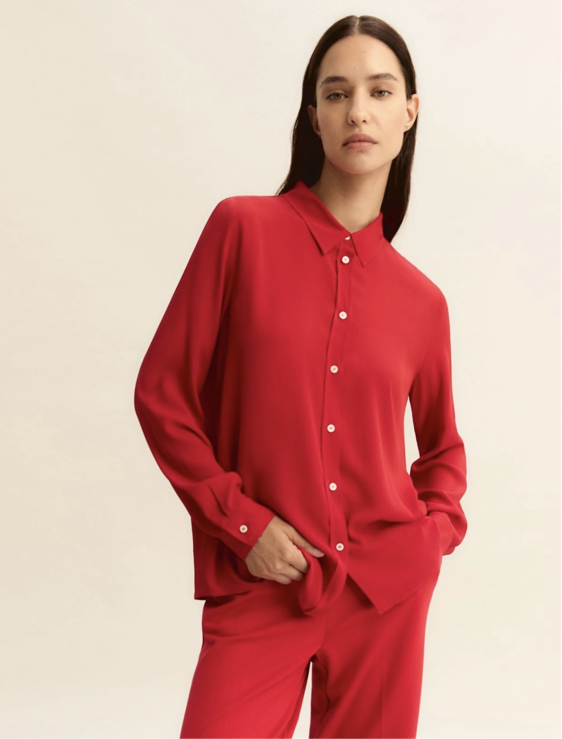 Camisa de mezcla de seda EMME MARELLA