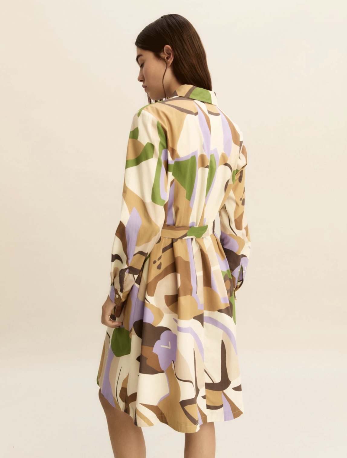 Vestido de popelina estampada EMME MARELLA - Imagen 2