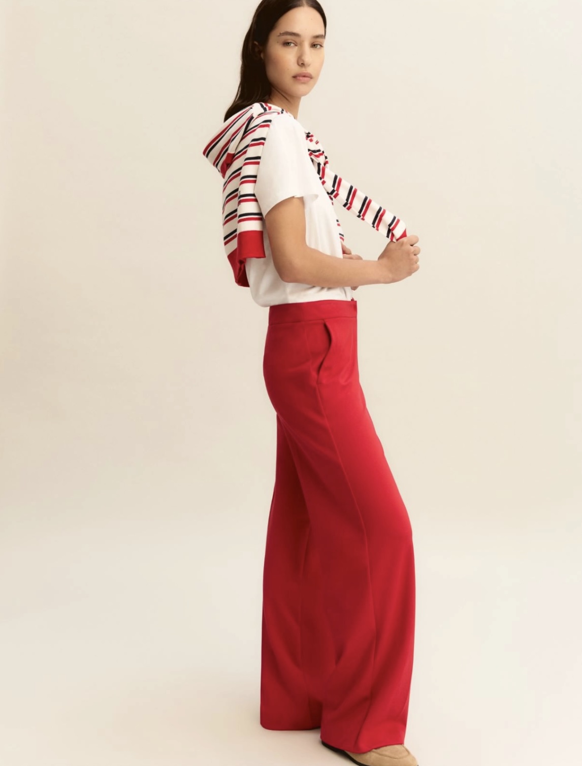 Pantalón holgado de punto EMME MARELLA