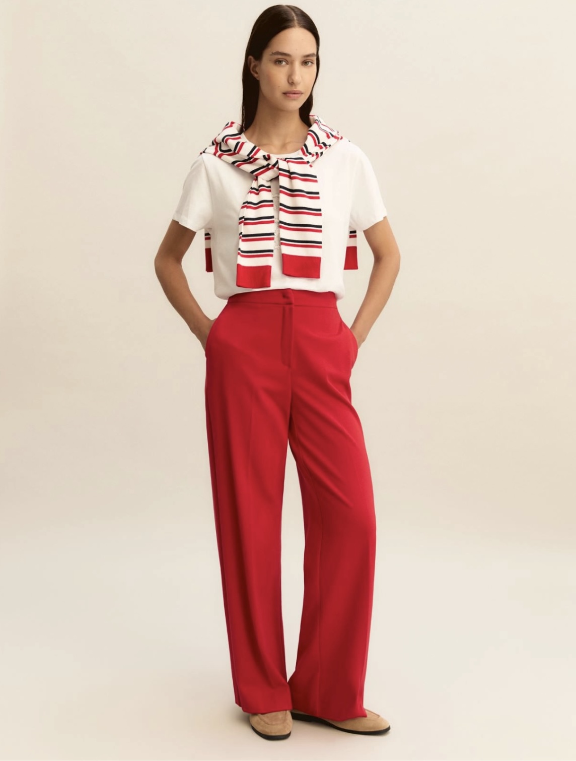 Pantalón holgado de punto EMME MARELLA - Imagen 2