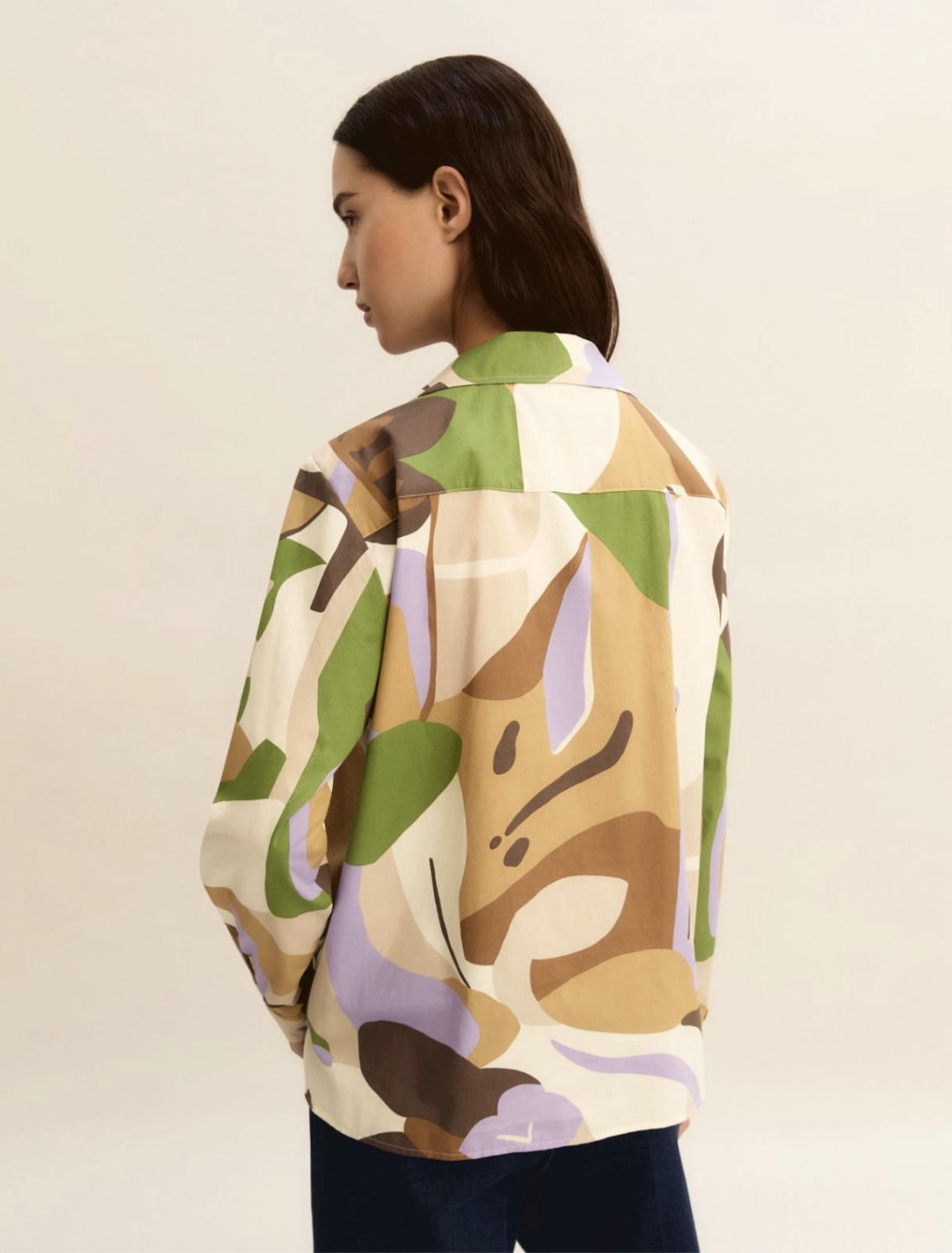 Blusa de popelina estampada EMME MARELLA - Imagen 3