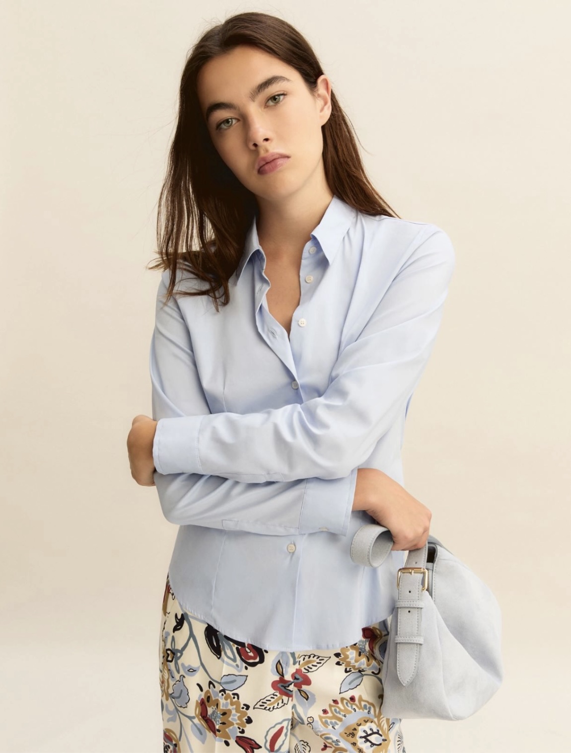 Camisa de popelina elástica EMME MARELLA