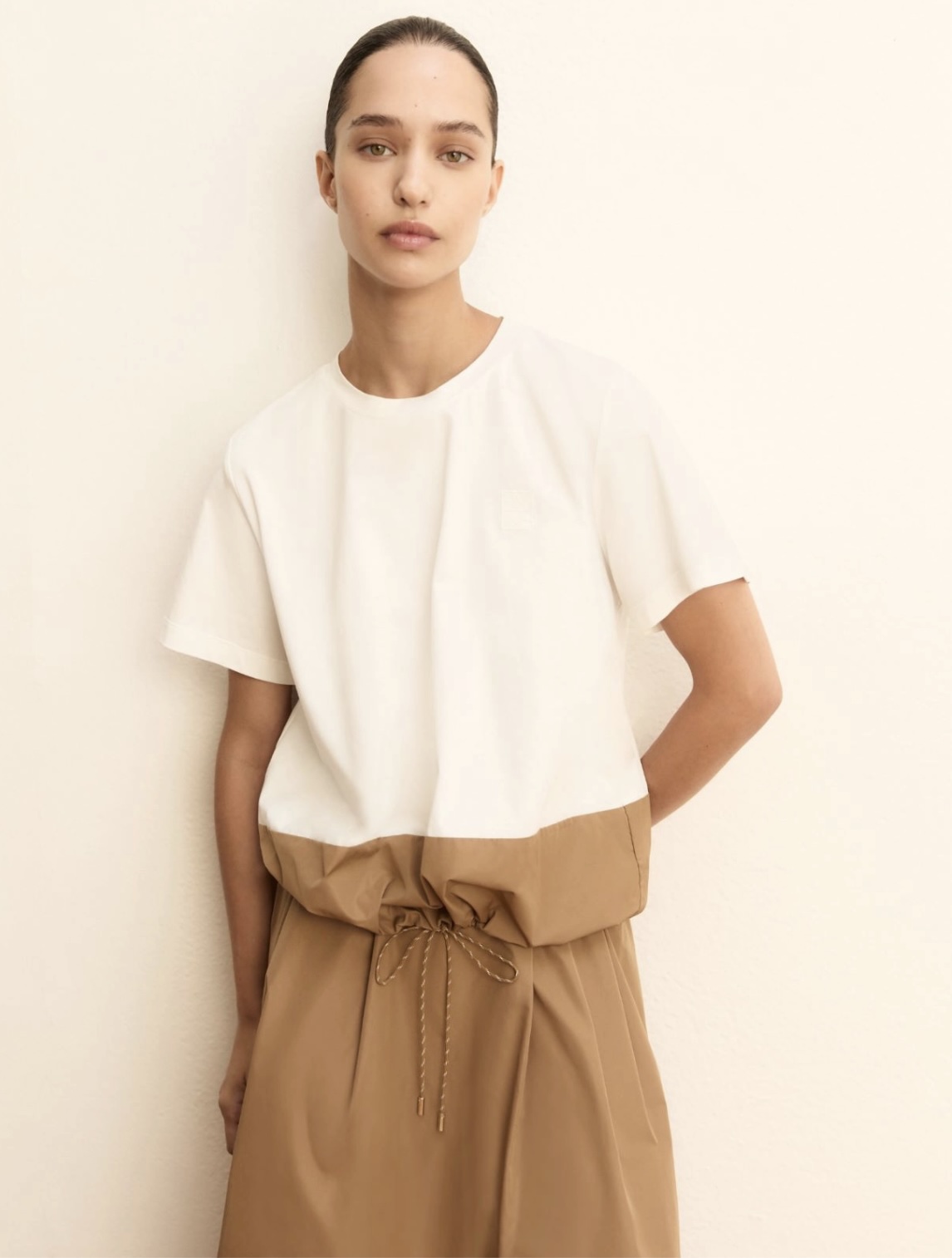 Blusa de punto y tafetán EMME MARELLA - Imagen 2