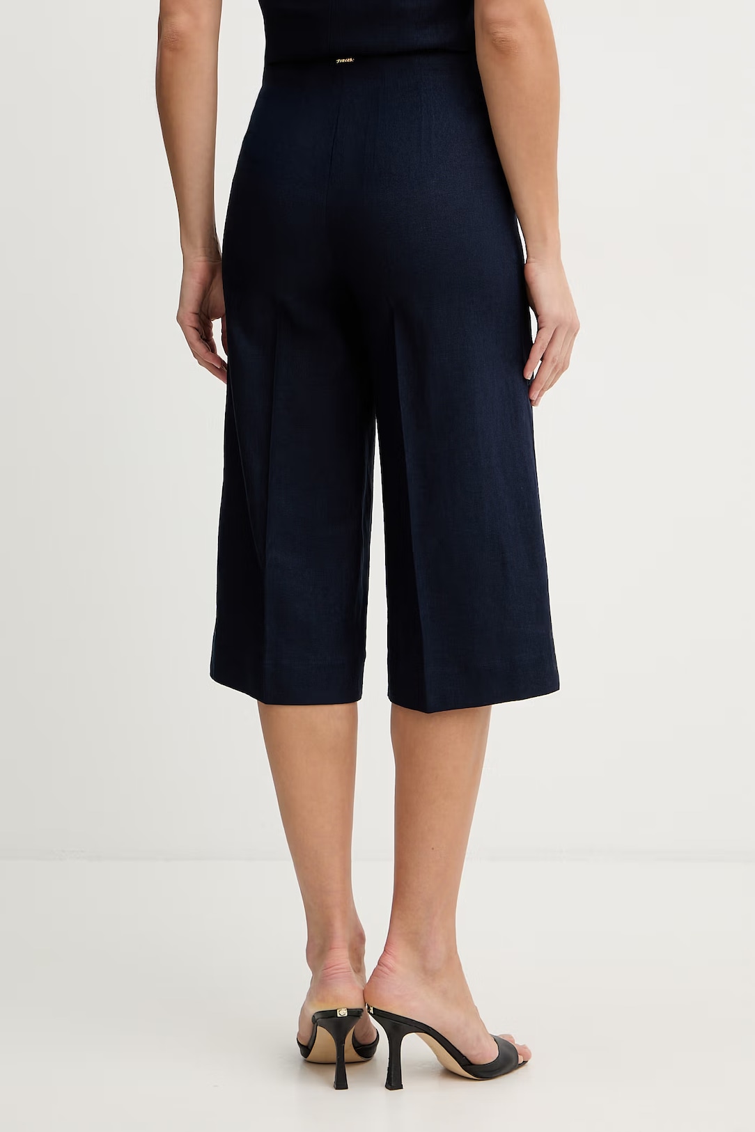 Pantalón de lino con bordados TWINSET - Imagen 5