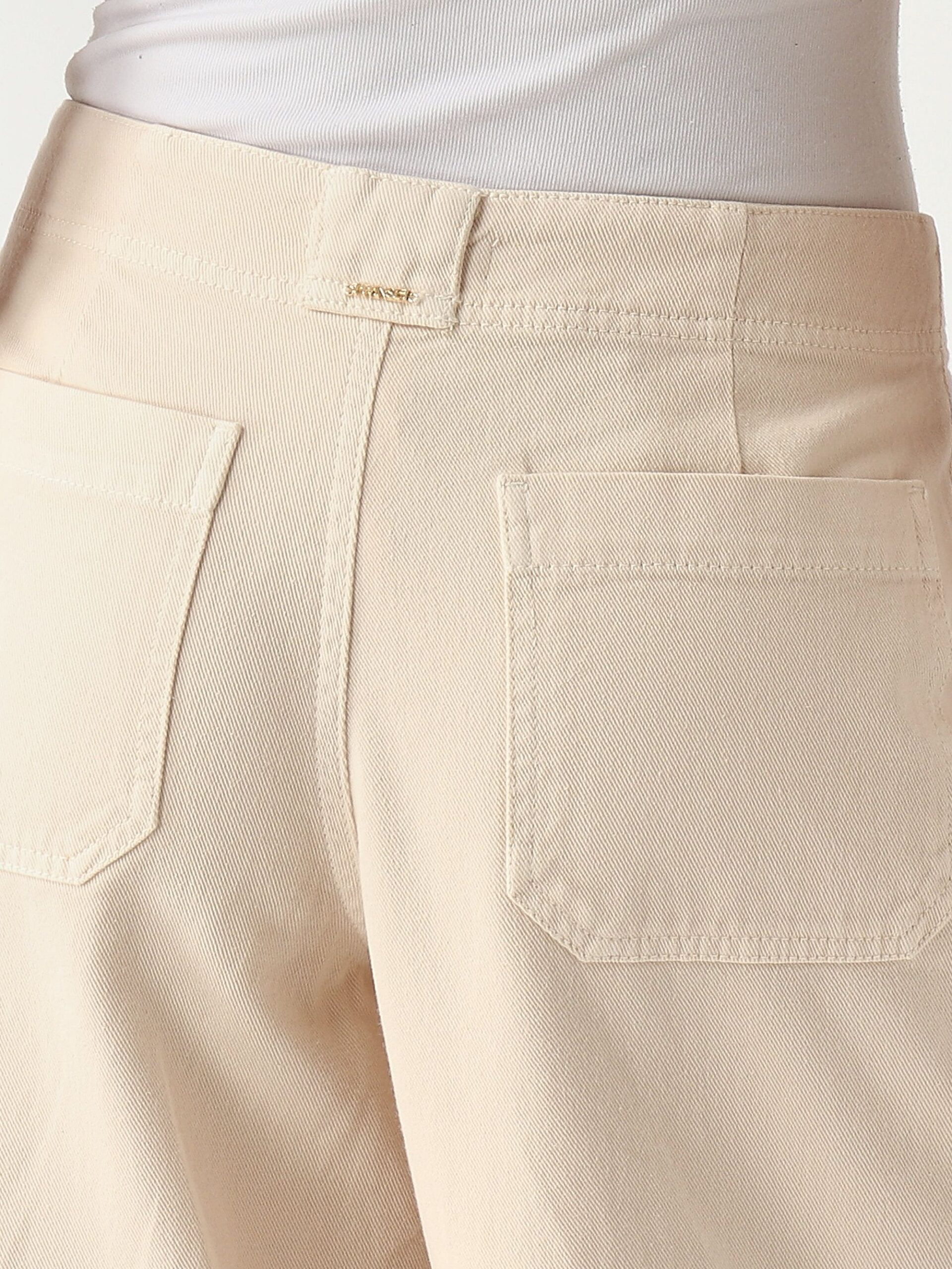 Vaqueros beige de algodón TWINSET - Imagen 5