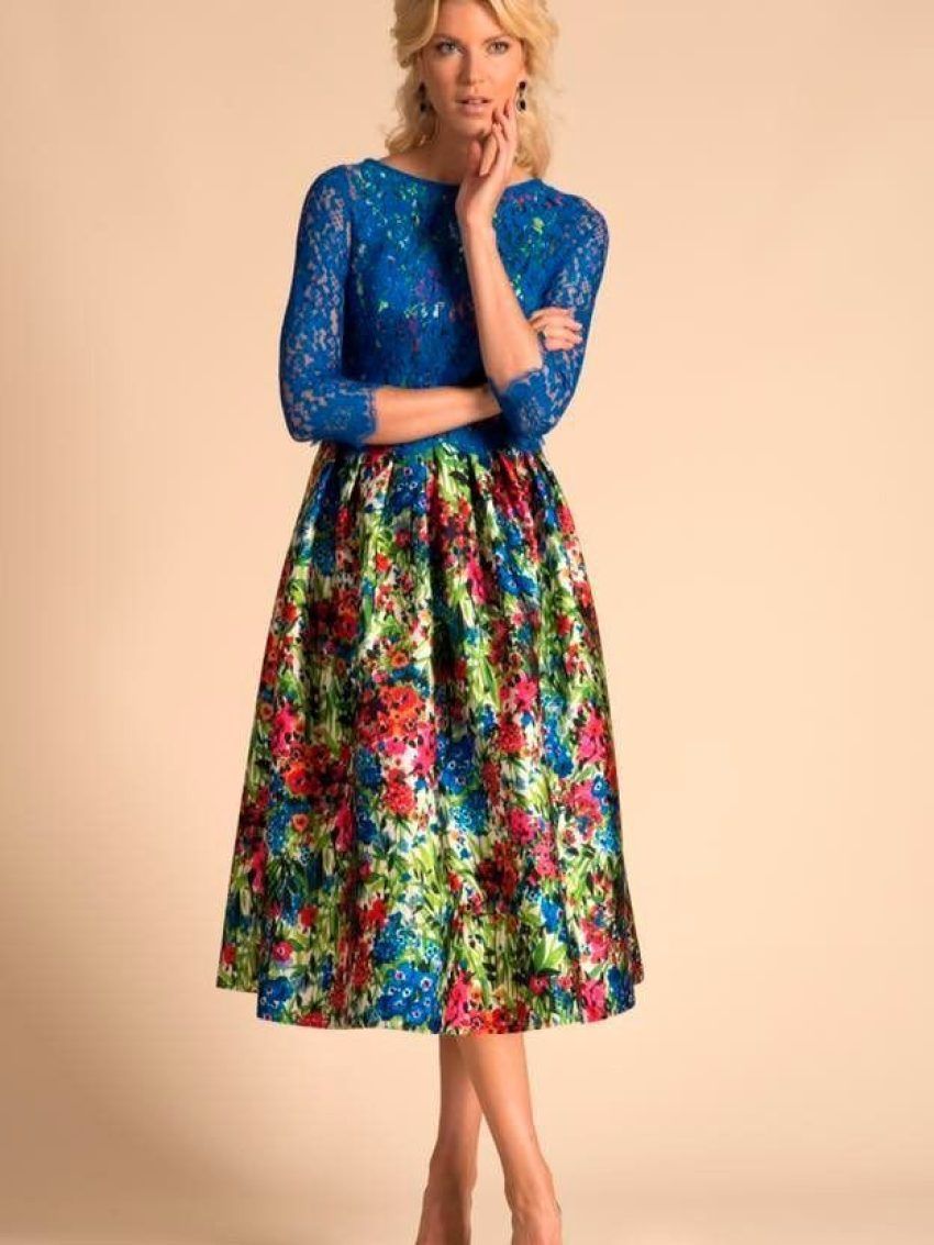 Vestido estampado floral MOSKADA