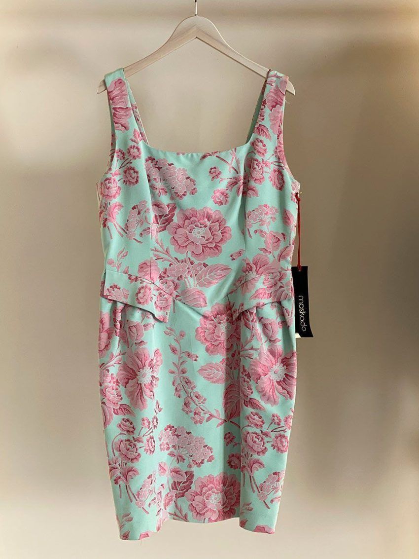 Vestido flores rosas MOSKADA