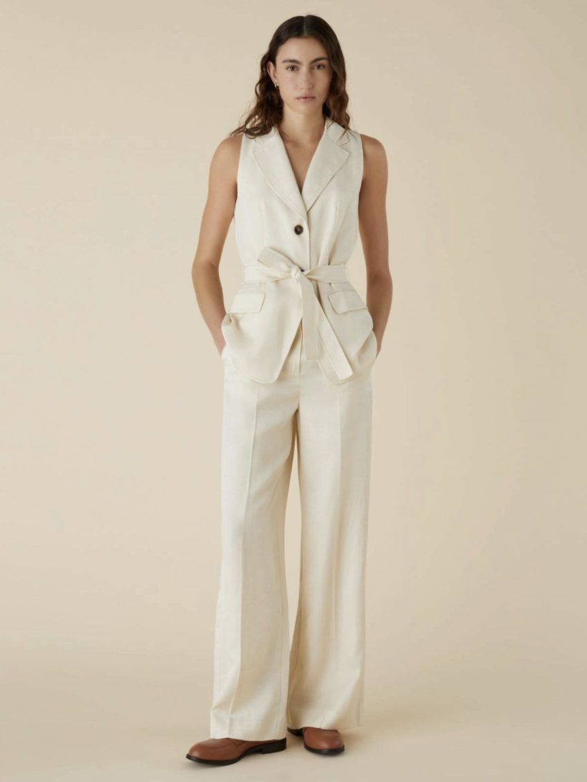 Traje chaleco lino EMME MARELLA