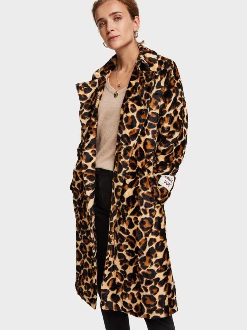 Abrigo leopardo SCOTCH & SODA