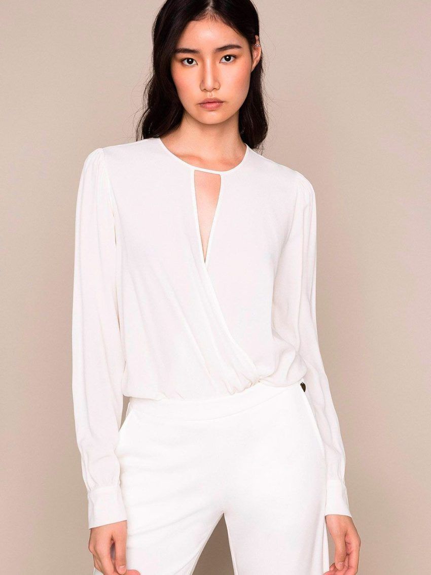 Body tipo blusa seda TWINSET